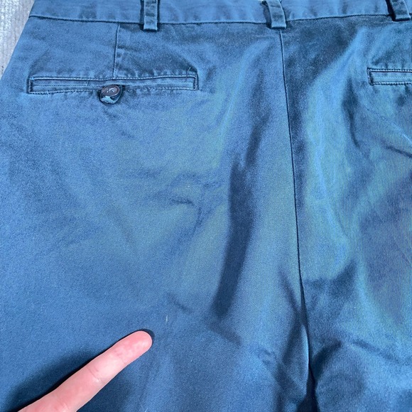 Jos. A. Bank Traveler Pants Men 34x32 Blue Flat Front Original Fit Cotton #AB475 - Picture 9 of 12